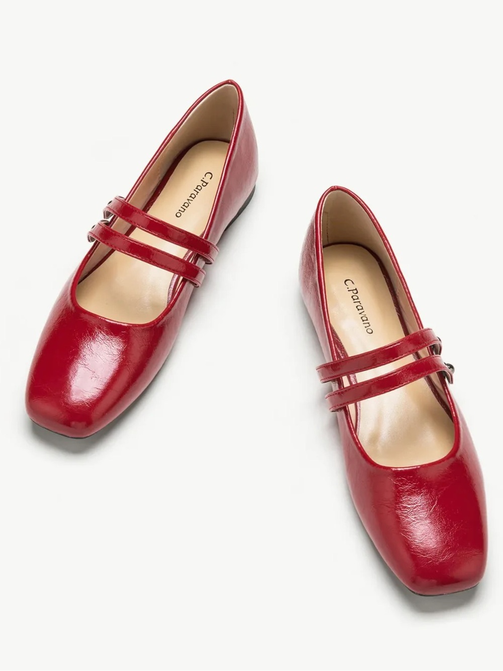 C.Paravano Double-Strap Mary Jane (Clara)